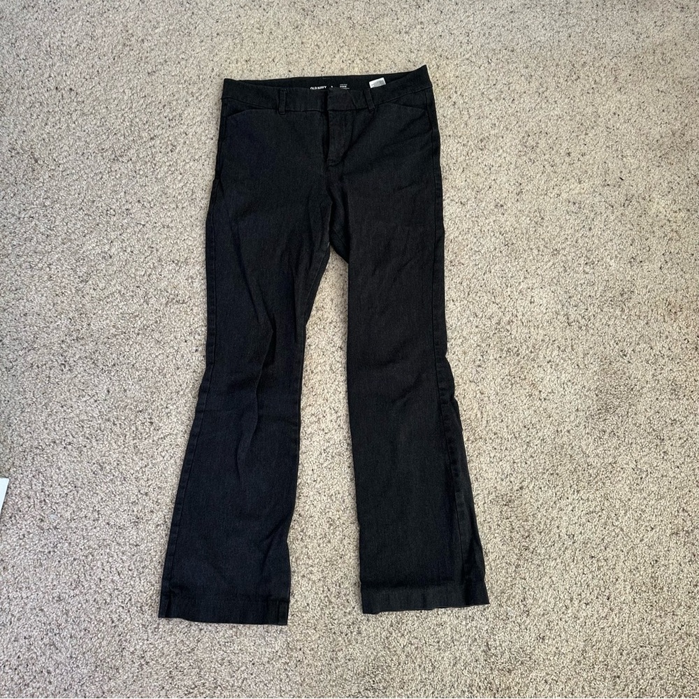 Old navy pixie high rise flare work pants